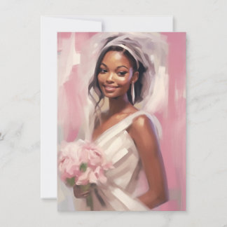 Invitation Mariée Mariage romantique