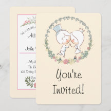 Mariée mignonne & mariage floral de chambre invite