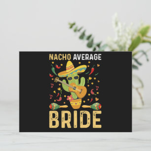 Invitation Mariée pas moyenne Cinco De Mayo Mariage Mexicain 