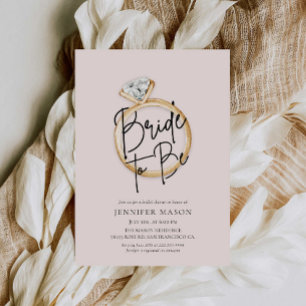 Invitation Mariée Pour Être Fête des mariées Moderne
