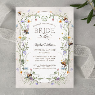 Invitation Mariée Rurale à Devenir Fleur de Sureau Shower de