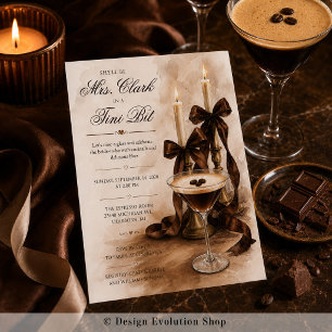 Invitation Mariés dans une petite robe de mariée Tini Bit 