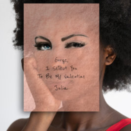 Invitation Marilyn Monroe Valentine Love Déclaration