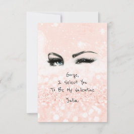 Invitation Marilyn Monroe Valentine Love Déclaration Rose