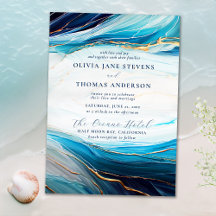 Marine Abstraite moderne Gold Ocean Wave Beach Mar