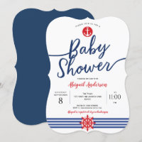 Marine, Ancre, Moderne, Thème nautique, Baby showe