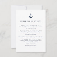 Marine Ancre Nautique Yacht HORAIRE DES ÉVÉNEMENTS