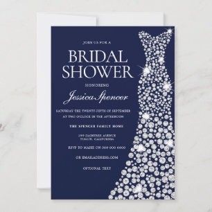 Invitation Marine Bleu blanc Mariage habiller Fête des mariée