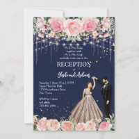 Marine bleu rose parties scintillant danse couple