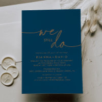 Marine Blue Gold Classic Nous Faisons Toujours Vow