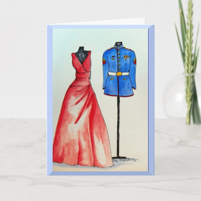 Invitation marine de boule (Devant)