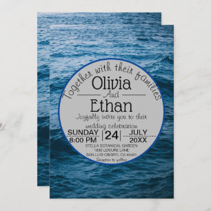 Invitation marine moderne