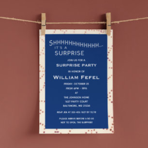 Invitation Marine Surprise Anniversaire Personnalisé Age Invi