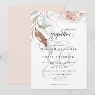 INVITATION MARITIME   Pastel Aquarelle Foliing