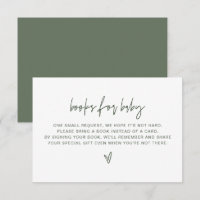 MARLO Bohemian Forest Livres verts pour Baby Card