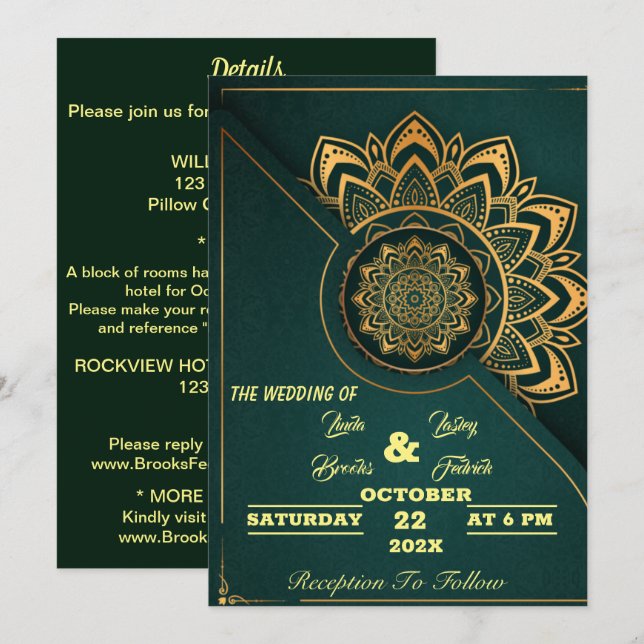 Invitation Marques à skis | Mariage de script calligraphique  (Devant / Derrière)