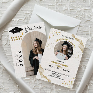 Invitation Marquez votre réussite : Graduation Party