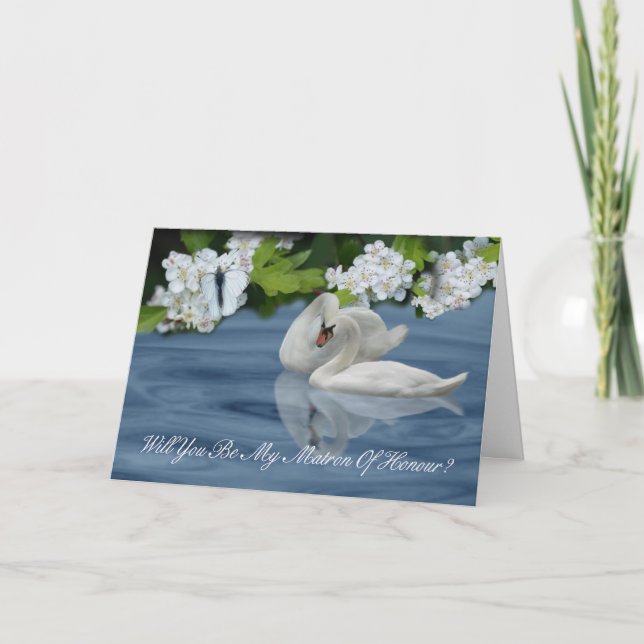 Invitation Marraine d'honneur - Veux‑tu être ma marraine d'ho (Devant)