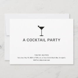 Invitation Martini