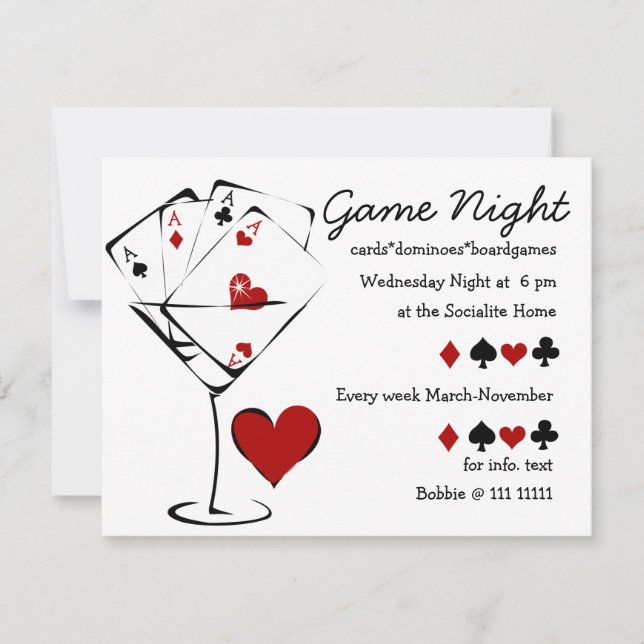 Invitation Martini (Devant)