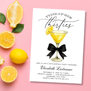 Invitation Martini amasse sa trentaine 40e anniversaire