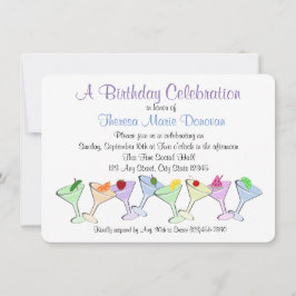 Invitation Martini Anniversaire