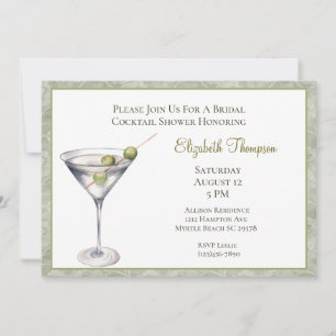 Invitation Martini Bridal Shower