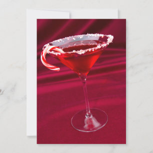 Invitation Martini Canne de Bonbon