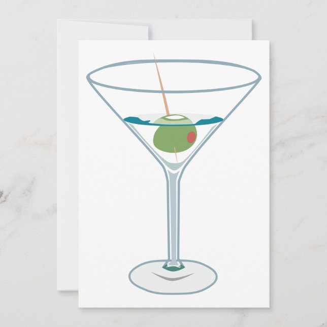 Invitation Martini Mixer (Devant)