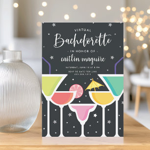 Invitation Martini Virtual Bachelorette Party