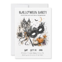 Mascarade d'Halloween à l'aquarelle