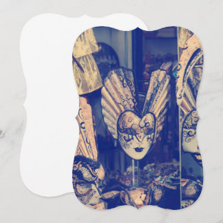 Invitation Masque Carnaval Vénitien Vintage