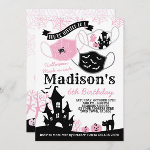 Invitation Masque d'Halloween