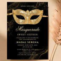 masque mascarade or Sweet 16