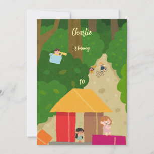 Invitation Masquer et rechercher l'anniversaire du jeu