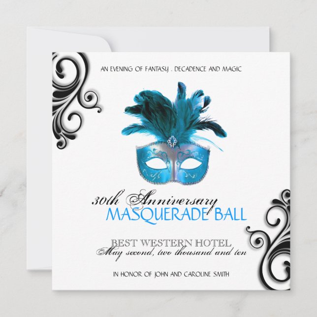 Invitation Masquerade (Devant)