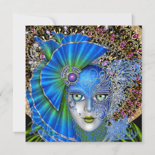 Invitation Masquerade Mardi Gras Révisée