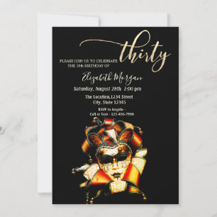 Invitation Masquerade, Masque Black 30e anniversaire