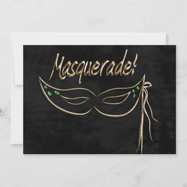 Invitation Masquerade Party (Devant)