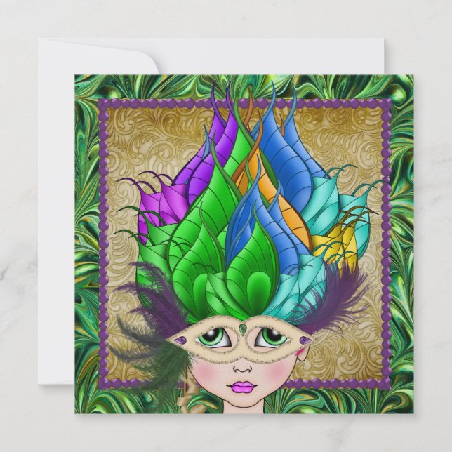 Invitation Masquerade Party - SRF (Devant)