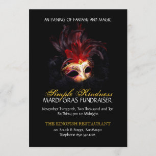 Invitation Masquerade - Personnalisée