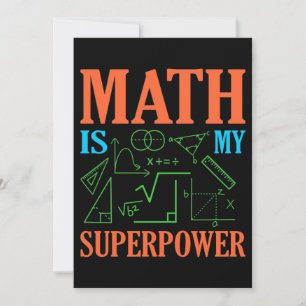 Invitation Math Est Superpower Enseignant Mathématiques Mathé