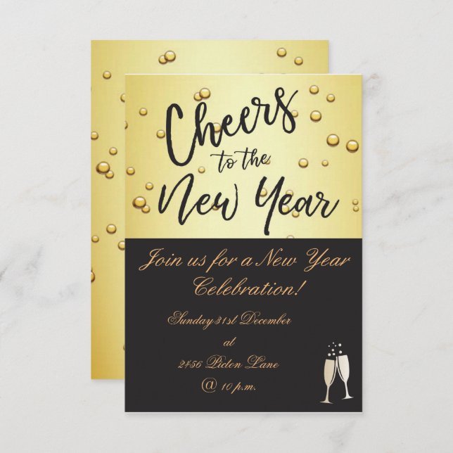 Invitation Matte 3,5" x 5", enveloppes blanches standard (Devant / Derrière)