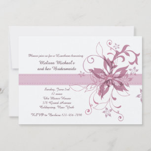 Invitation Mauve Drame et Fanfare