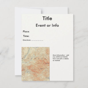 Invitation McKenzie et Moose Ponds, McKenzie Mountain Detail