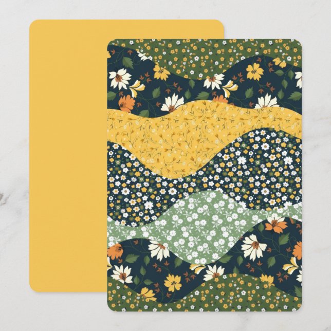 Invitation Meadow Waves (Devant / Derrière)