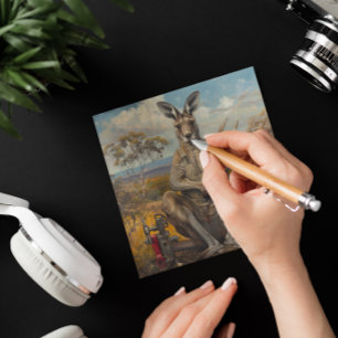 Invitation Mécanicien kangourou d'Outback Fête des pères Appr