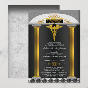 Invitation Médecine vétérinaire Diplôme vétérinaire