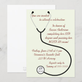 Invitation Médicale ou de diplôme en soins