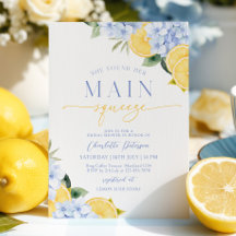 Mediterranean Lemon Bridal Shower